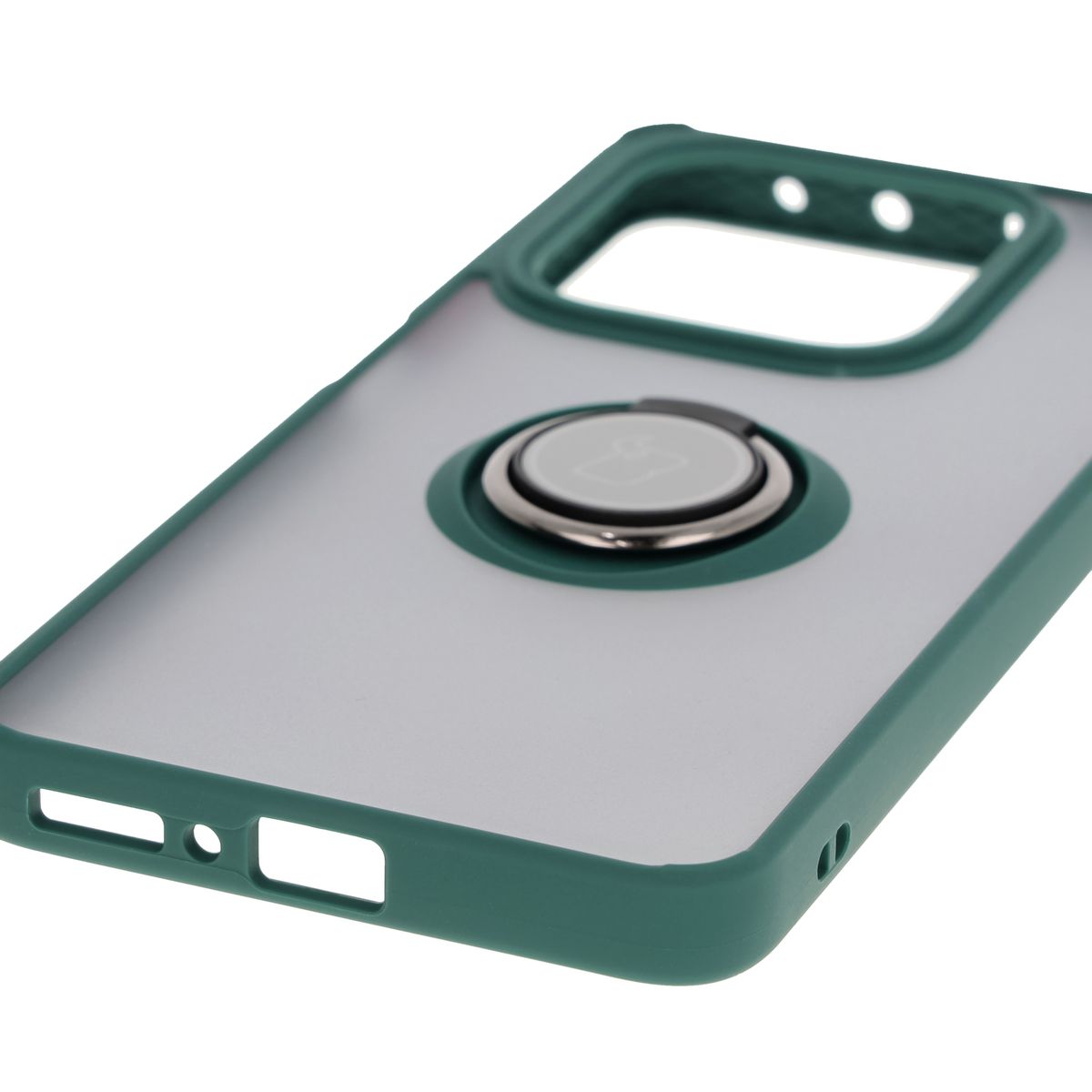 Decupaje precise, capace integrate și decupaj pentru lanyard în carcasa Bizon Case Hybrid Ring