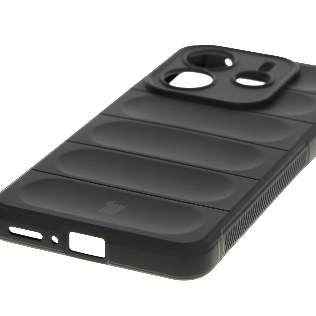 Precyzyjne wycięcia i kompatybilność z ładowaniem indukcyjnym w etui Bizon Case Tur