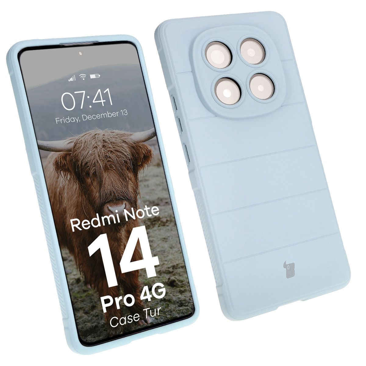 Etui rezistent Bizon Case Tur pentru Xiaomi Redmi Note 14 Pro 4G