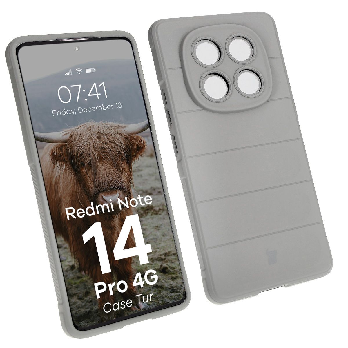 Etui robust Bizon Case Tur pentru Xiaomi Redmi Note 14 Pro 4G