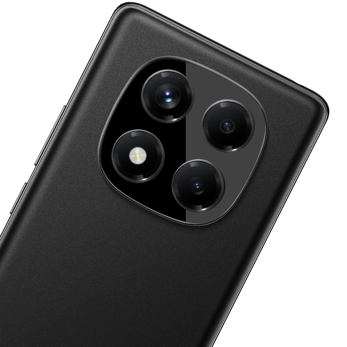 Composition of the lens glass and the phone