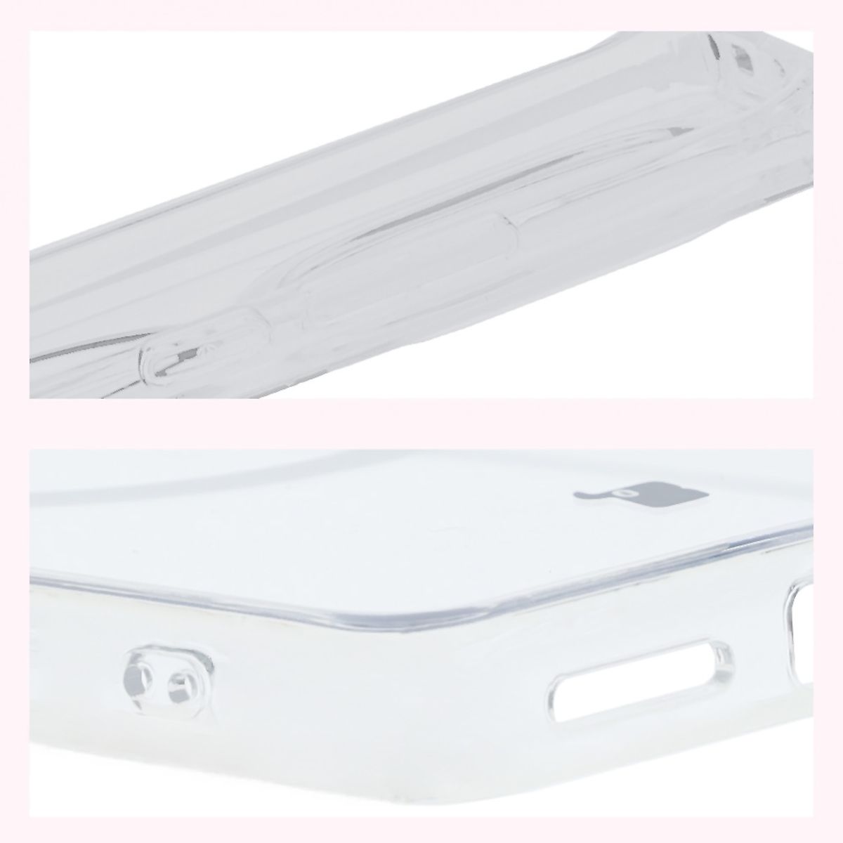 Wzmocnione narożniki i podwyższone ranty ekranu w etui Bizon Case CrystalO