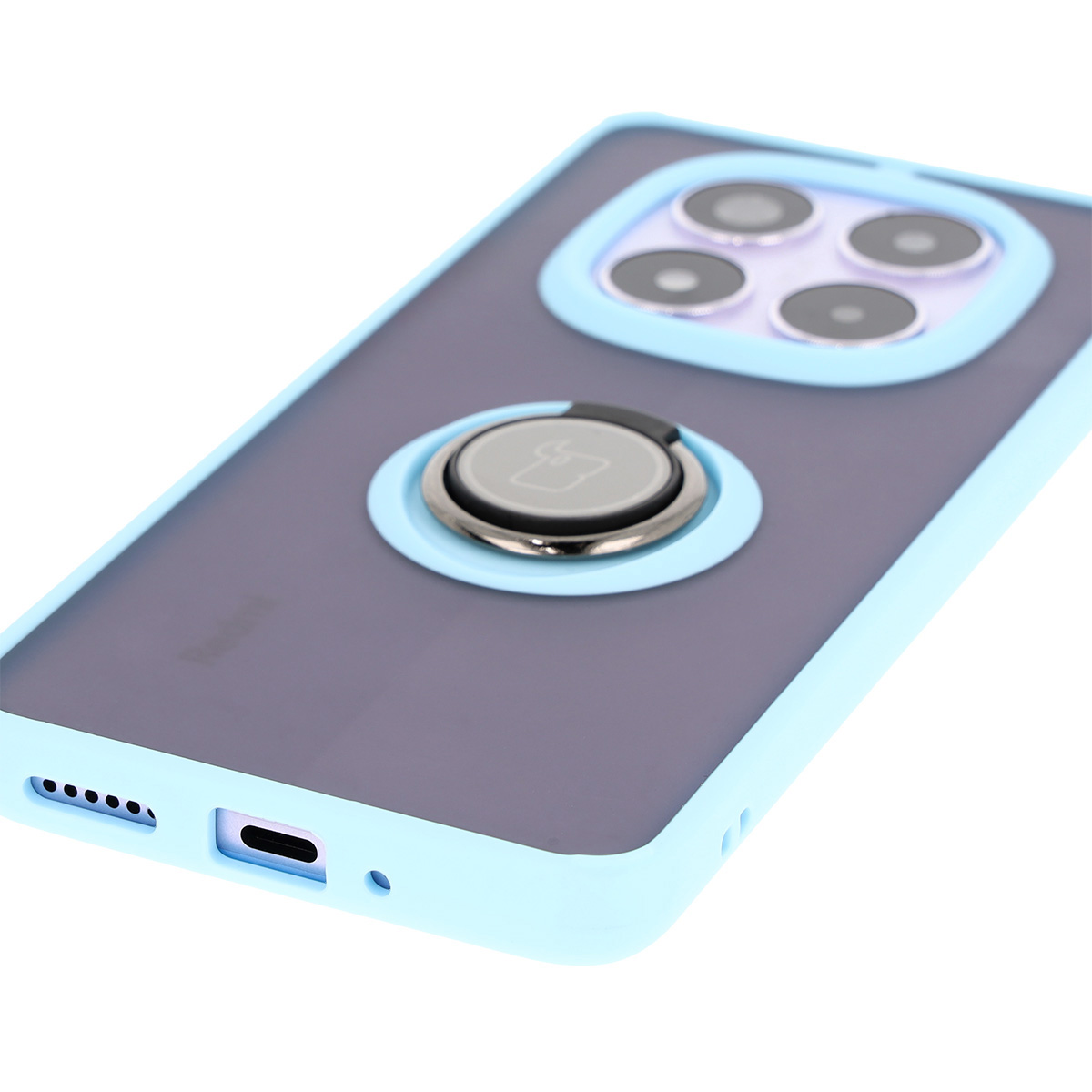 Decupaje precise, capace integrate și decupaj pentru lanyard în carcasa Bizon Case Hybrid Ring
