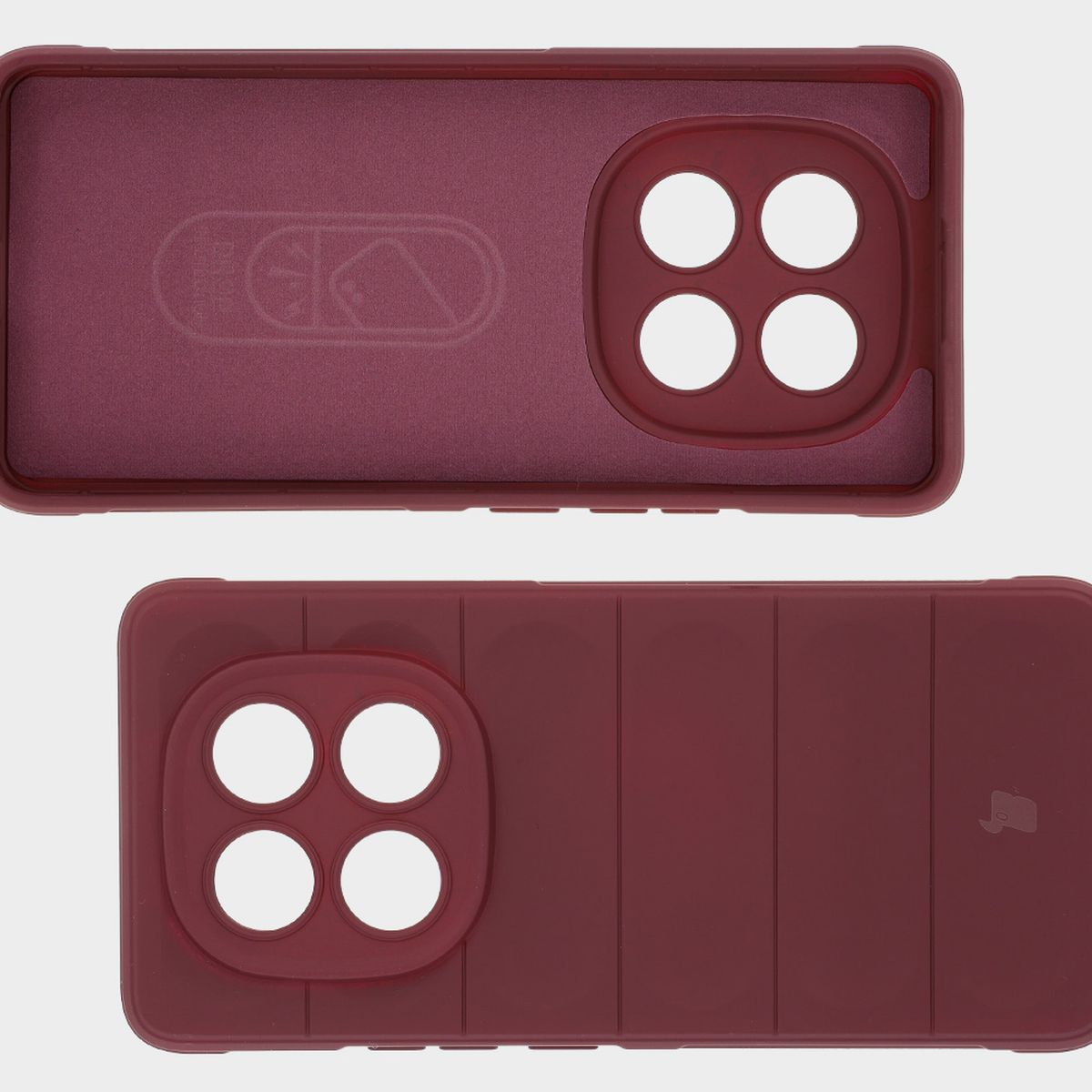 Mikrofaser-Futter, Vertiefungen auf der Rückseite und verstärkte Ecken im Etui Bizon Case Tur