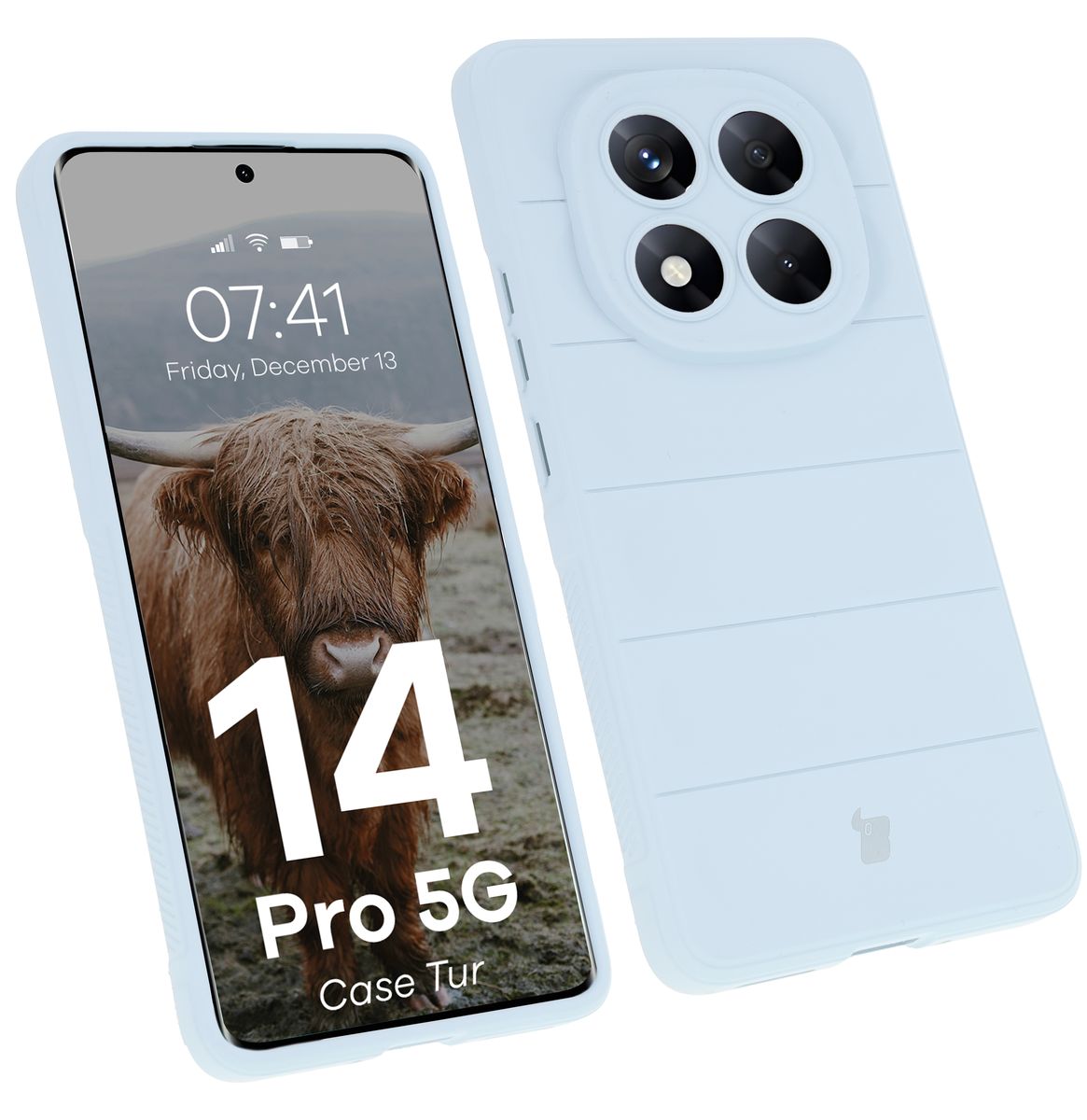 Pancerne etui Bizon Case Tur do Xiaomi Redmi Note 14 Pro 5G / Xiaomi Poco X7