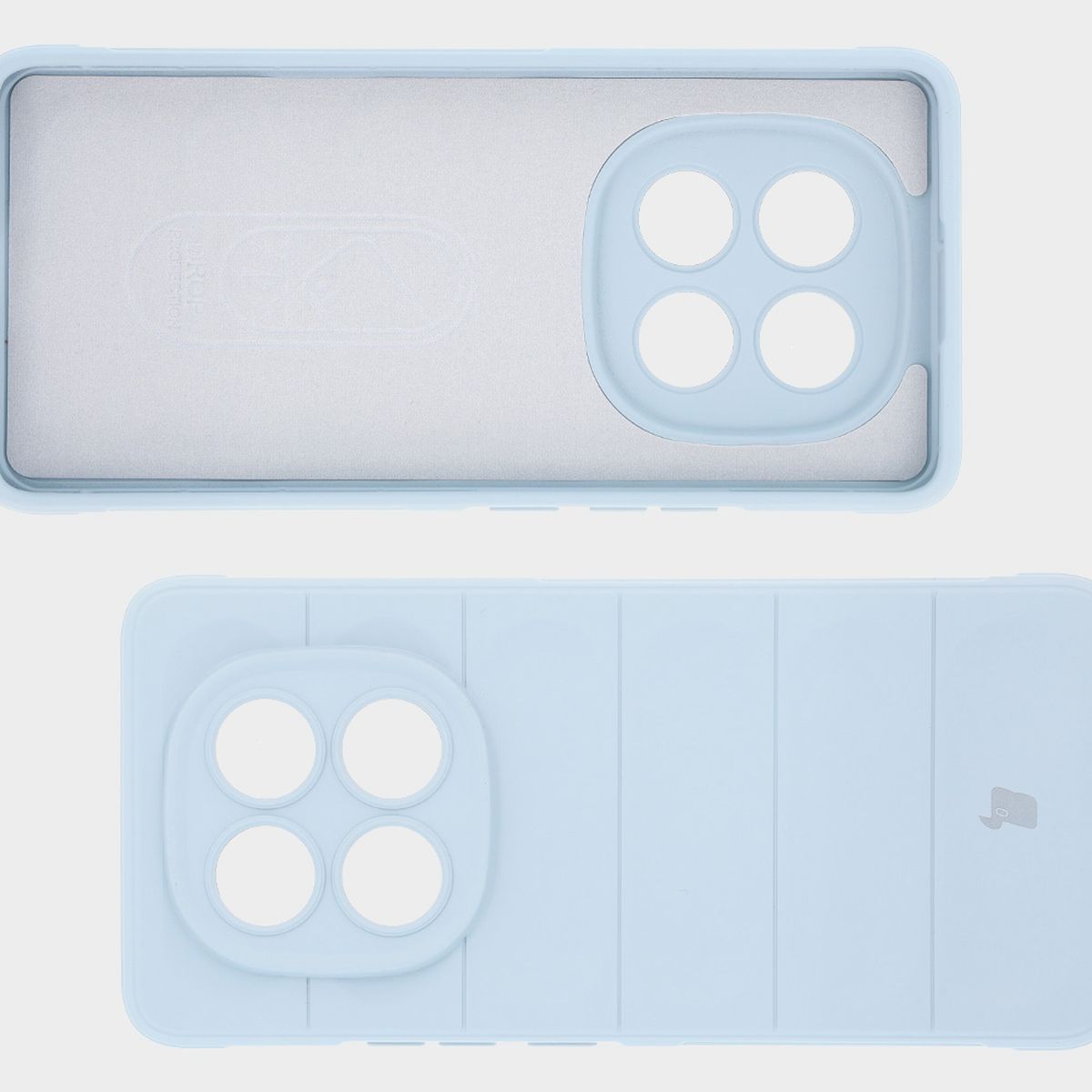 Wyściółka z mikrofibry, wyżłobienia na pleckach i wzmocnione narożniki w etui Bizon Case Tur