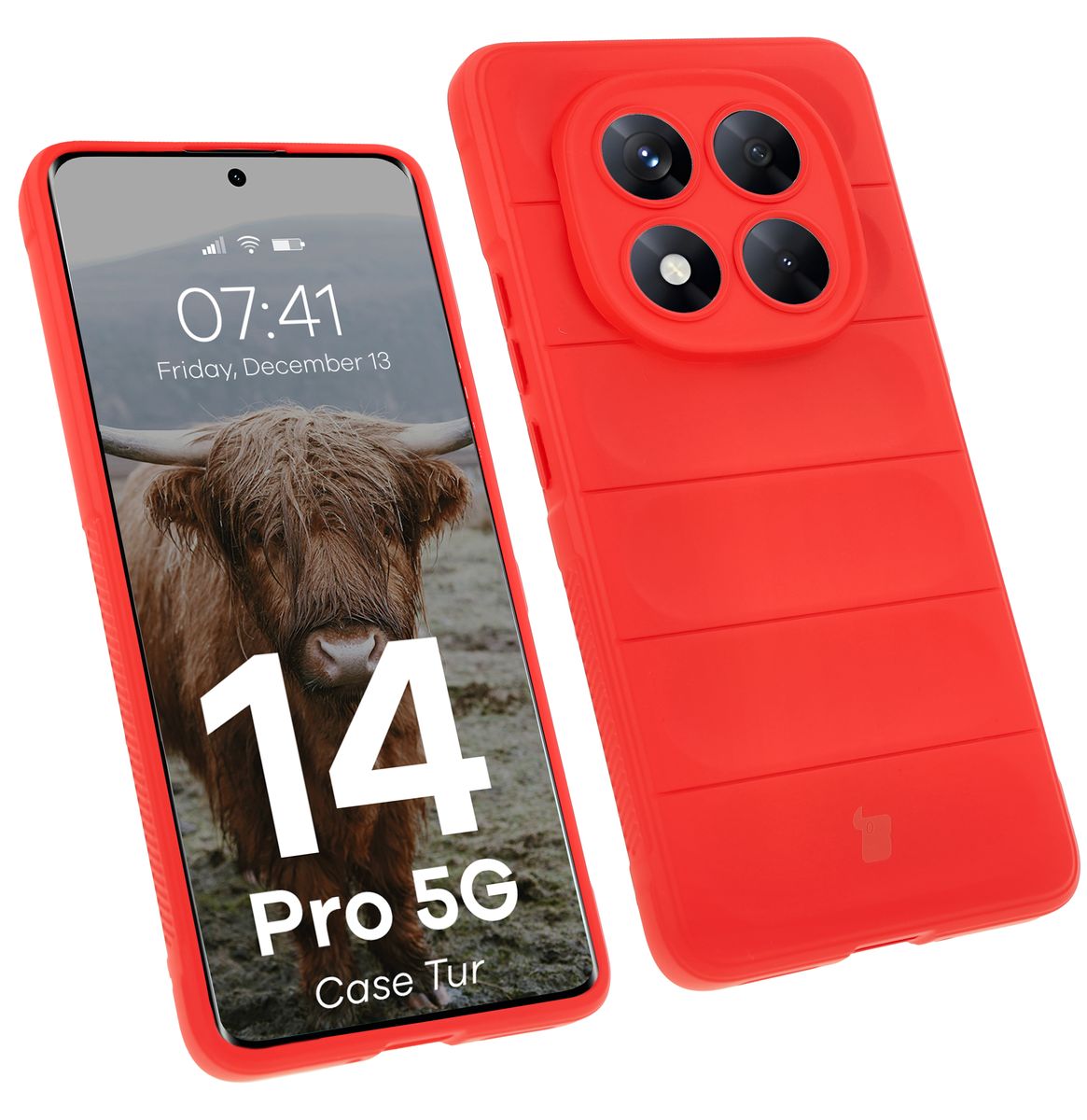 Pancerne etui Bizon Case Tur do Xiaomi Redmi Note 14 Pro 5G / Xiaomi Poco X7
