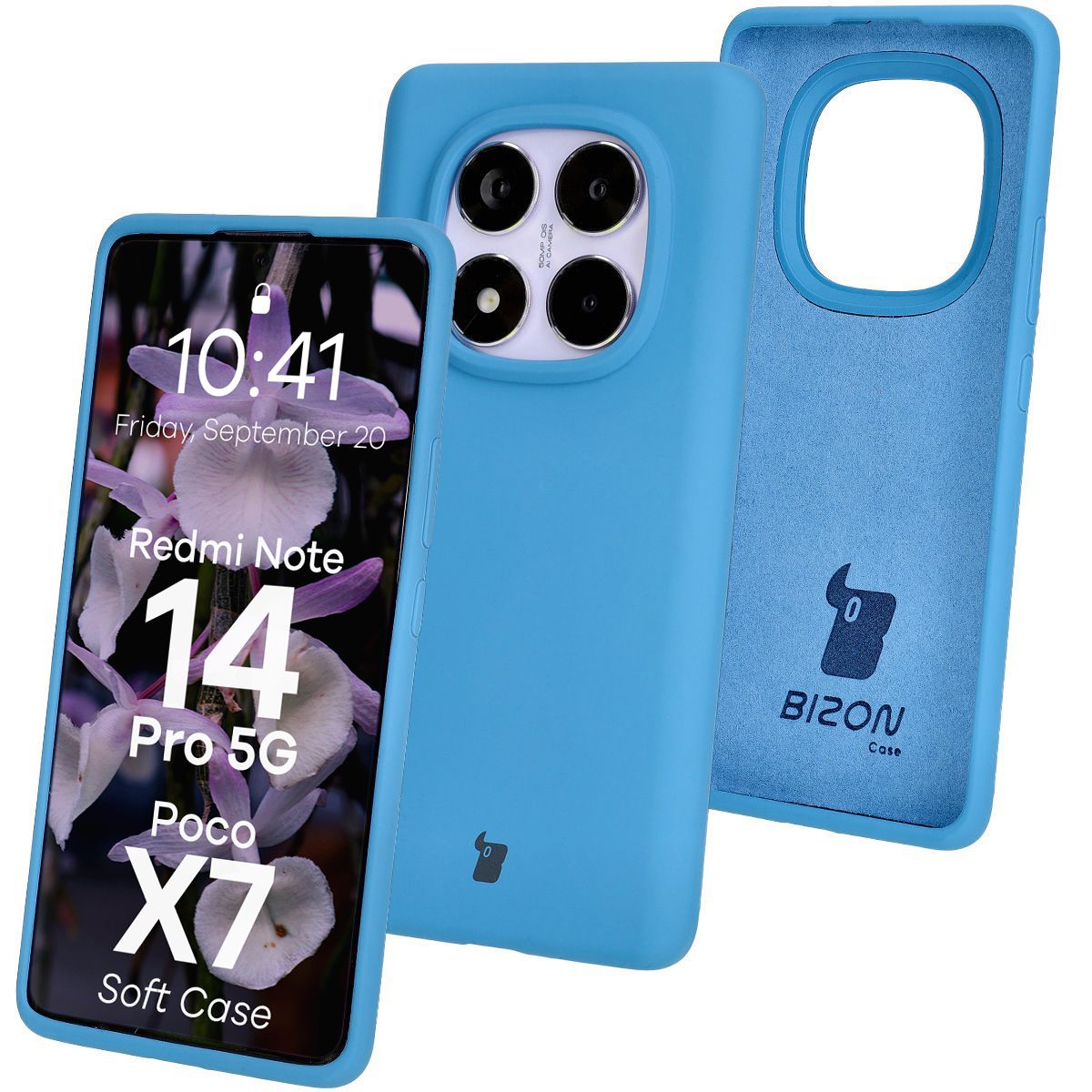 Silikonowe etui Bizon Soft Case do Xiaomi Redmi Note 14 Pro 5G / Xiaomi Poco X7