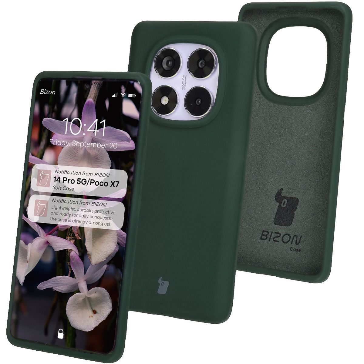 Silikonhülle Bizon Soft Case für Xiaomi Redmi Note 14 Pro 5G / Xiaomi Poco X7