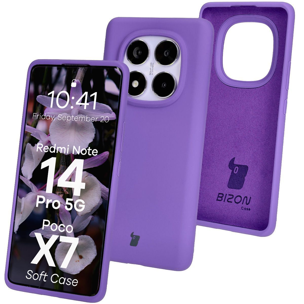 Carcasa din silicon Bizon Soft Case pentru Xiaomi Redmi Note 14 Pro 5G / Xiaomi Poco X7