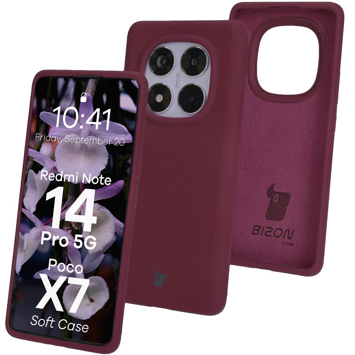 Carcasa din silicon Bizon Soft Case pentru Xiaomi Redmi Note 14 Pro 5G / Xiaomi Poco X7