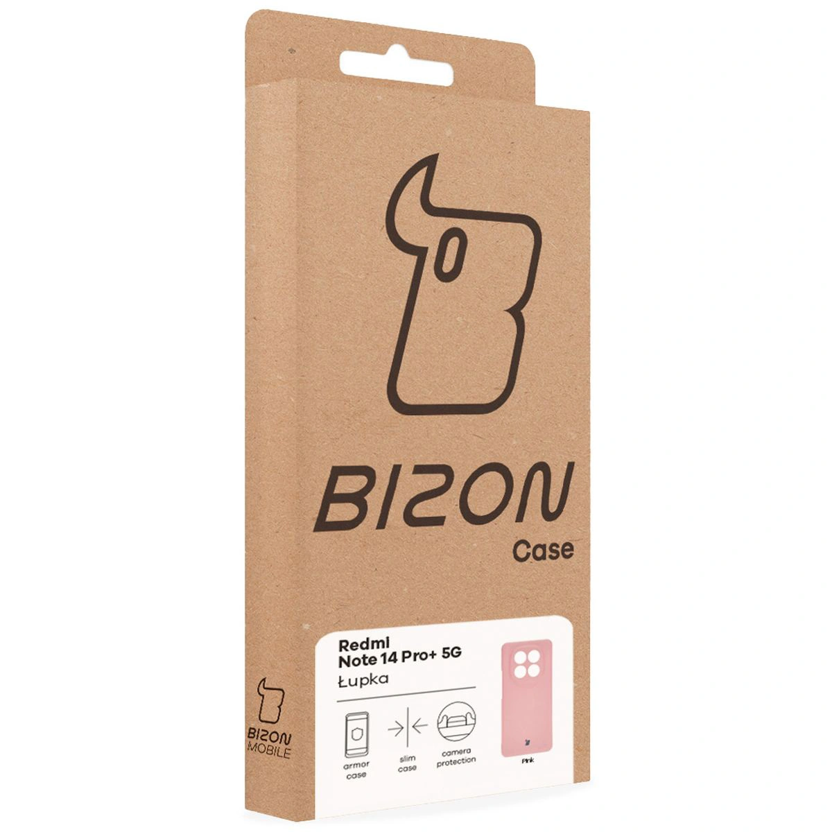 Etui Bizon Case Łupka pentru Xiaomi Redmi Note 14 Pro Plus 5G