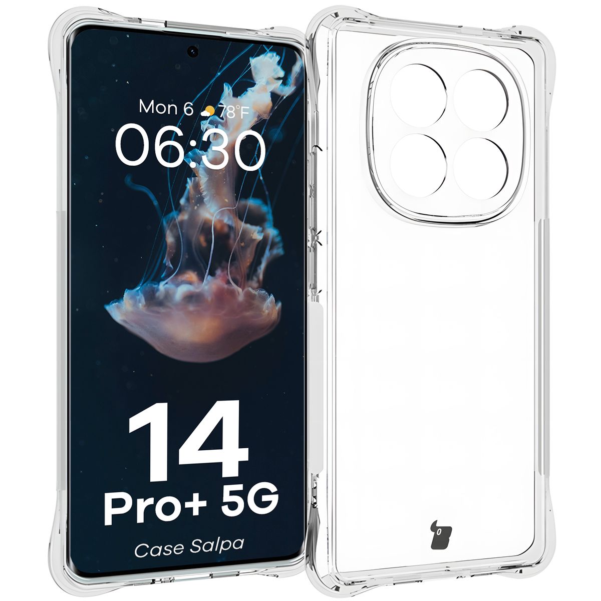 Transparent Bison Case Salpa for Xiaomi Redmi Note 14 Pro+ 5G