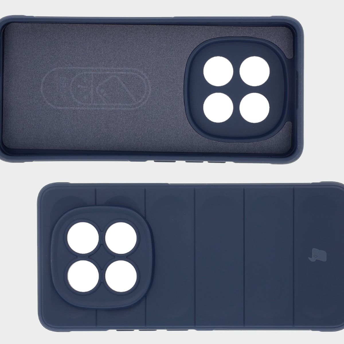 Wyściółka z mikrofibry, wyżłobienia na pleckach i wzmocnione narożniki w etui Bizon Case Tur