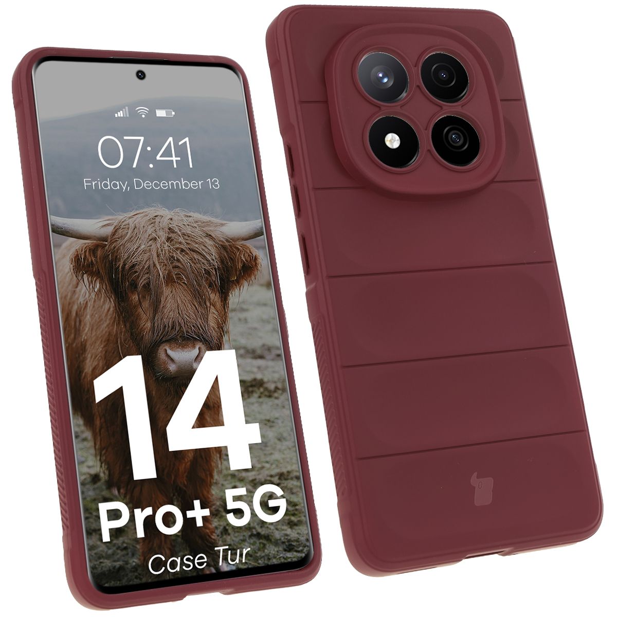 Pancerne etui Bizon Case Tur do Xiaomi Redmi Note 14 Pro Plus 5G
