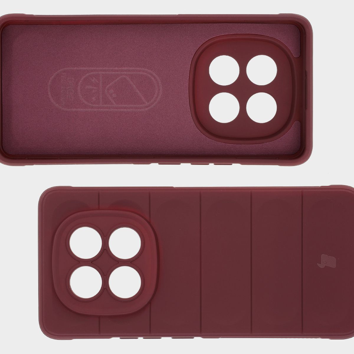 Wyściółka z mikrofibry, wyżłobienia na pleckach i wzmocnione narożniki w etui Bizon Case Tur