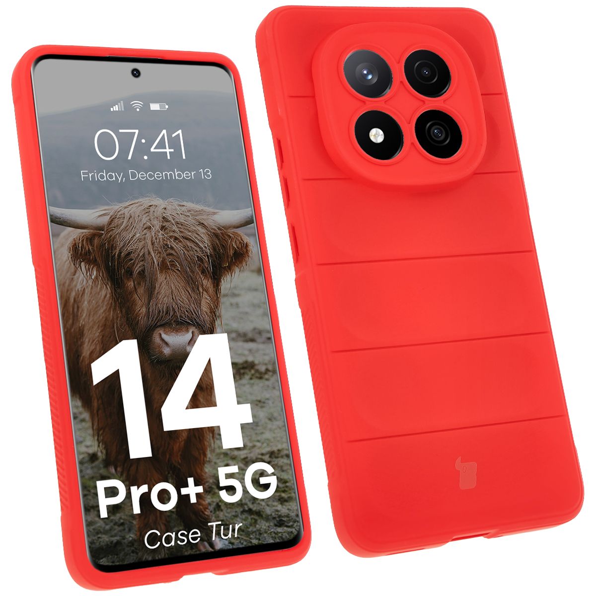 Pancerne etui Bizon Case Tur do Xiaomi Redmi Note 14 Pro Plus 5G