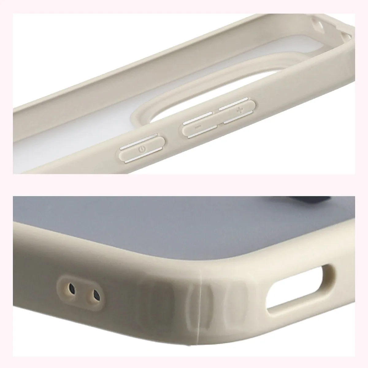 Reinforced corners and raised edges of the screen in the Bizon Case Angelo for Xiaomi Redmi Note 15 Pro 5G
