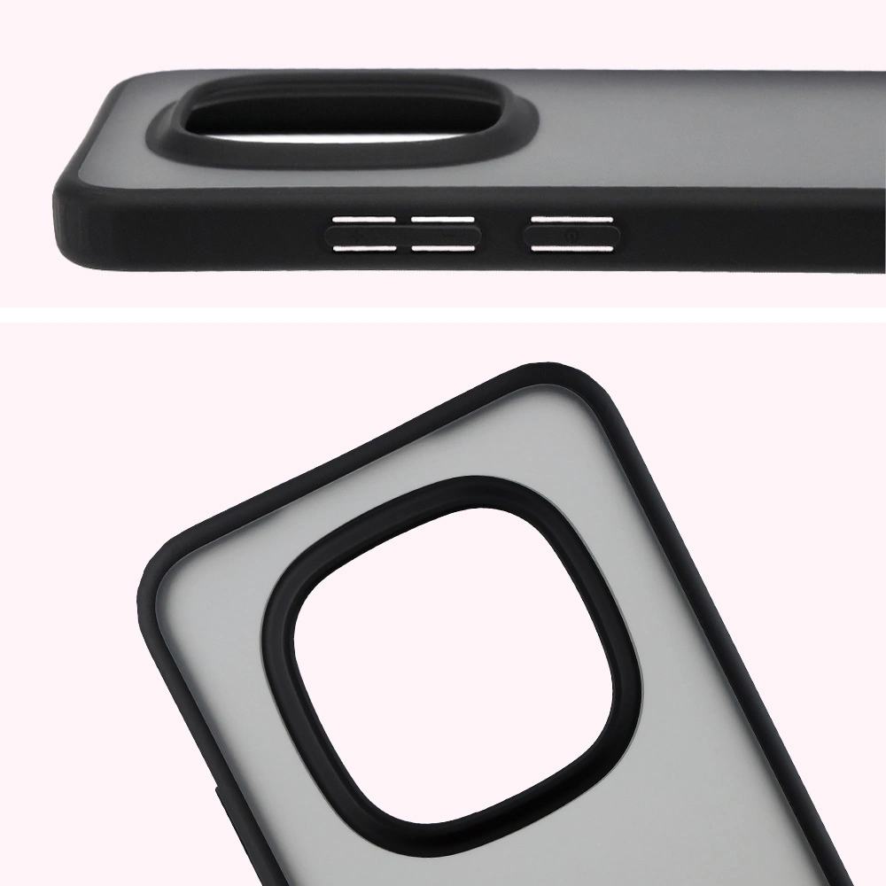 Full cutout and raised edges for the camera in the Bizon Case Angelo for Xiaomi Redmi Note 15 Pro 5G