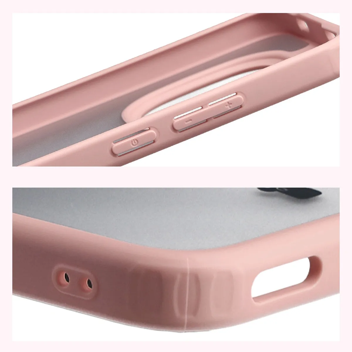 Wzmocnione narożniki i podwyższone ranty ekranu w etui Bizon Case Angelo do Xiaomi Redmi Note 15 Pro 5G