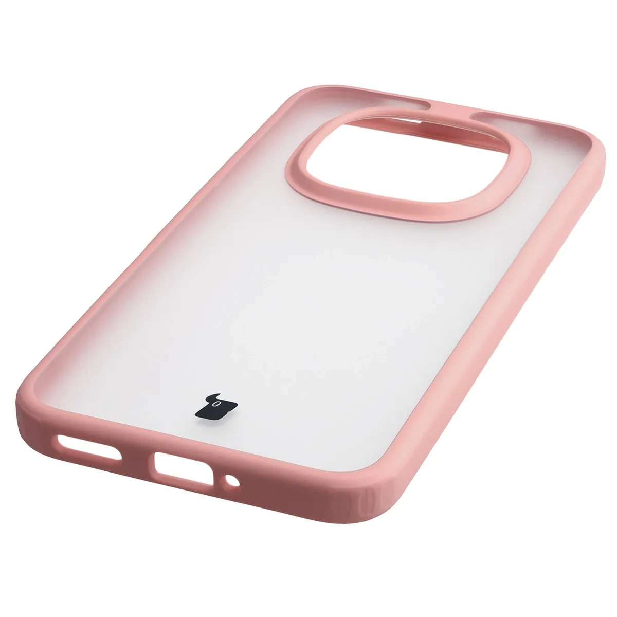 Zintegrowane przyciski, wycięcia i hybrydowy materiał w etui Bizon Case Angelo do Xiaomi Redmi Note 15 Pro 5G