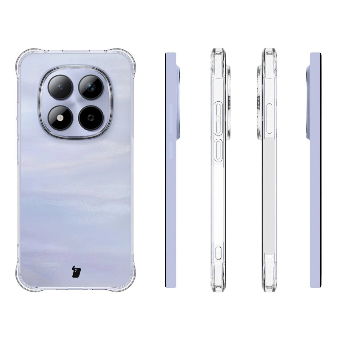 Transparent back of the Case Salpa for Xiaomi Redmi Note 15 Pro 5G