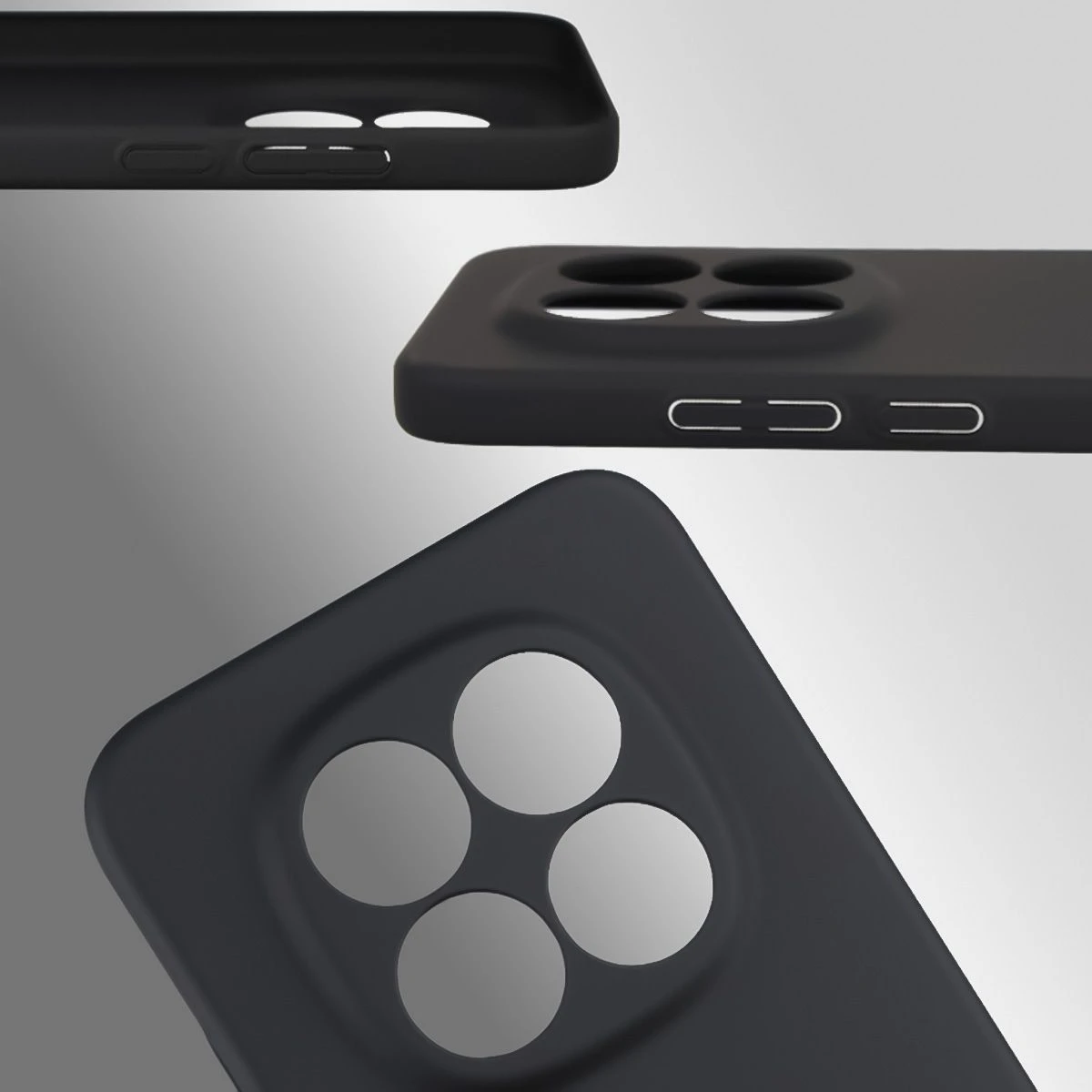 Dedicated cutouts and raised edges for the camera and screen in the Bizon Case Łupka for Xiaomi Redmi Note 15 Pro 5G