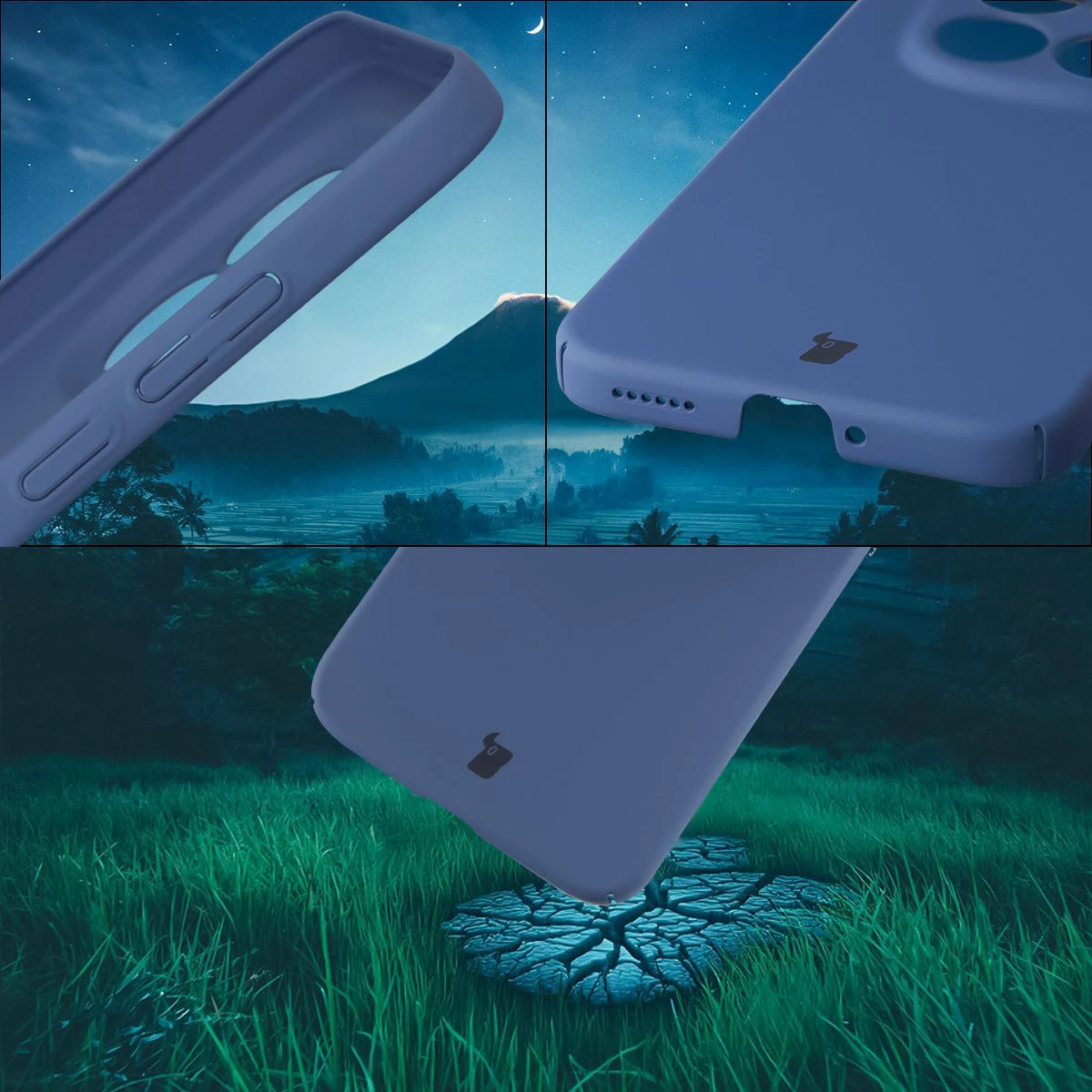 Integrated button covers, cutouts, and hard material of the Bizon Case Łupka for Xiaomi Redmi Note 15 Pro 5G