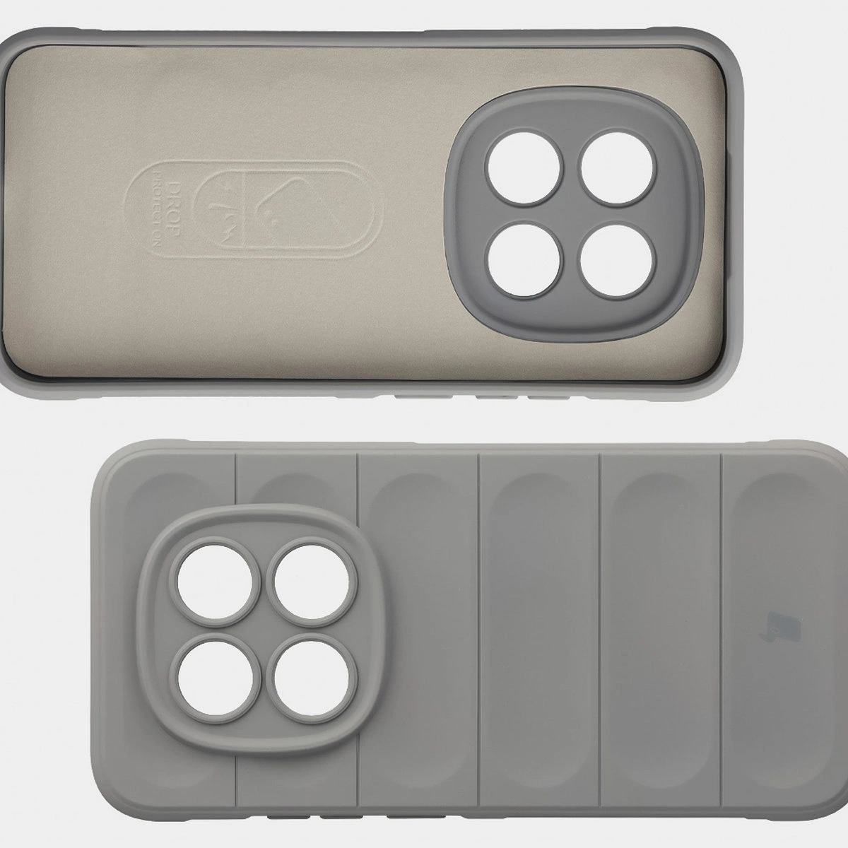 Wyściółka z mikrofibry, wyżłobienia na pleckach i wzmocnione narożniki w etui Bizon Case Tur do Xiaomi Redmi Note 15 Pro 5G