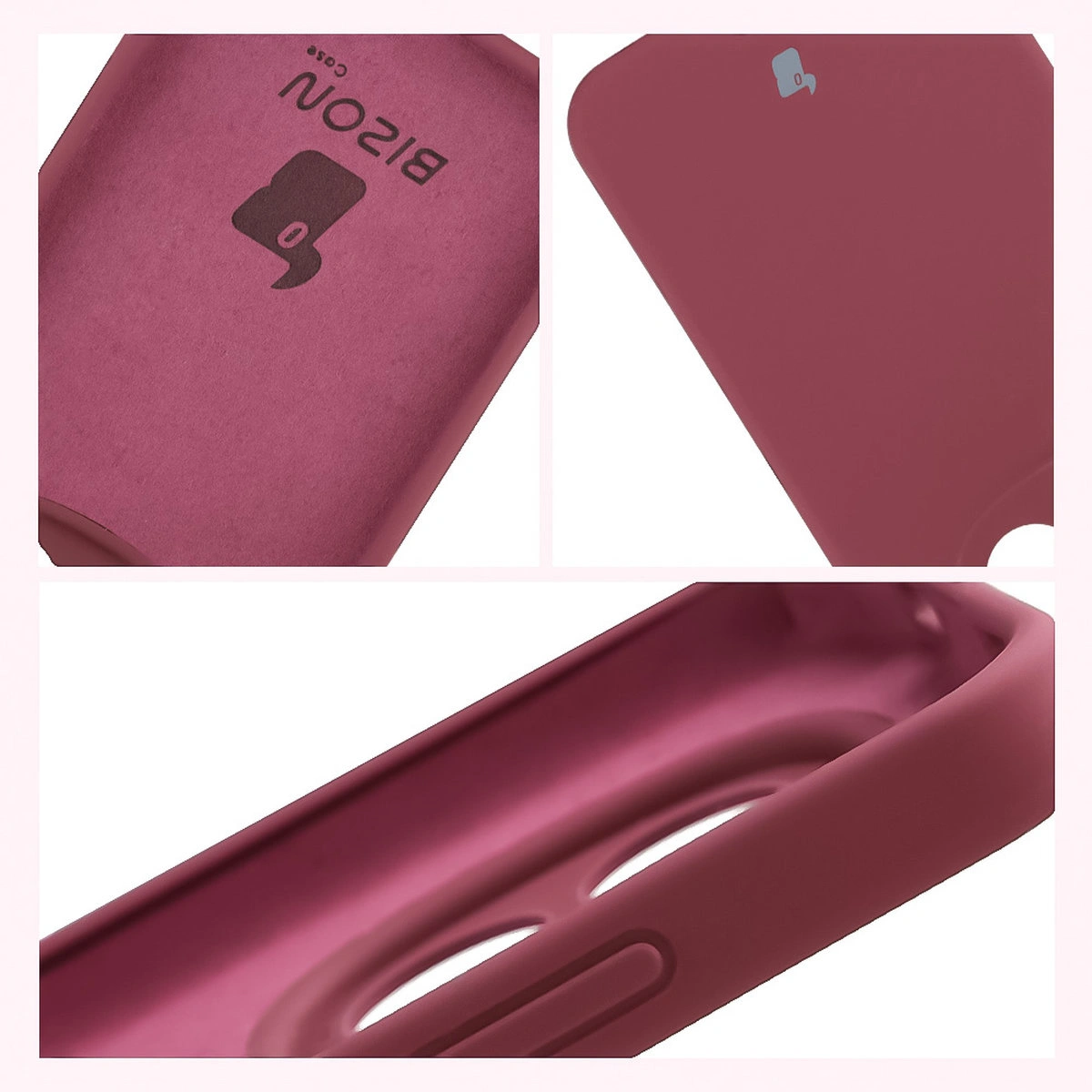 Konstrukcja etui Bizon Soft Case: zintegrowane osłony, podwyższone krawędzie i wyściółka z mikrofibry do Xiaomi Redmi Note 15 Pro 5G