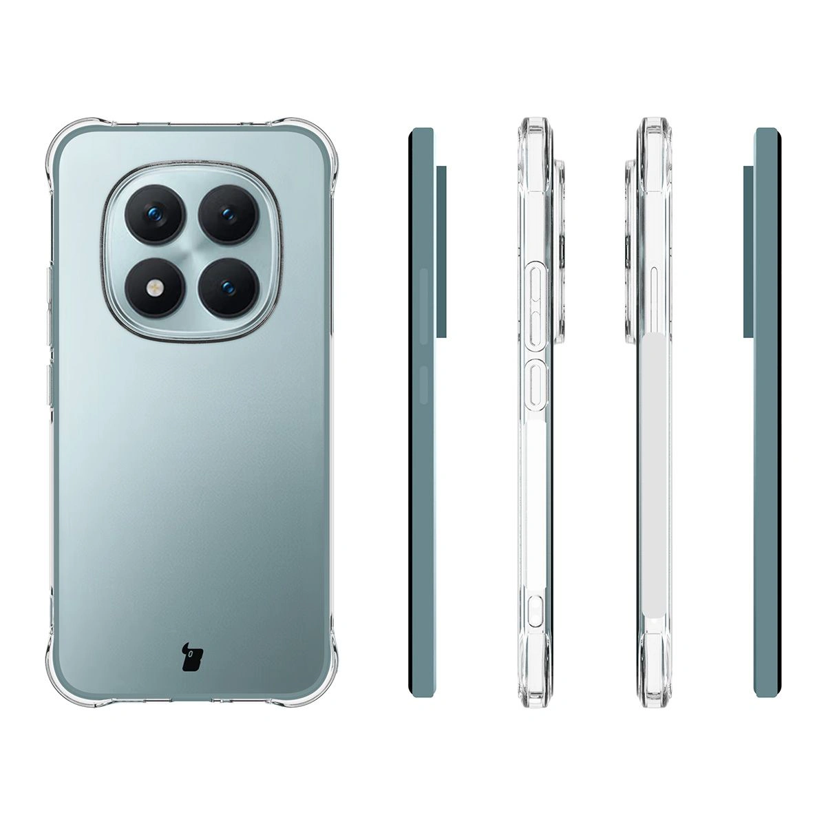 Bizon Case Salpa für Xiaomi Redmi Note 15 Pro Plus 5G / POCO M8 Pro 5G von verschiedenen Seiten