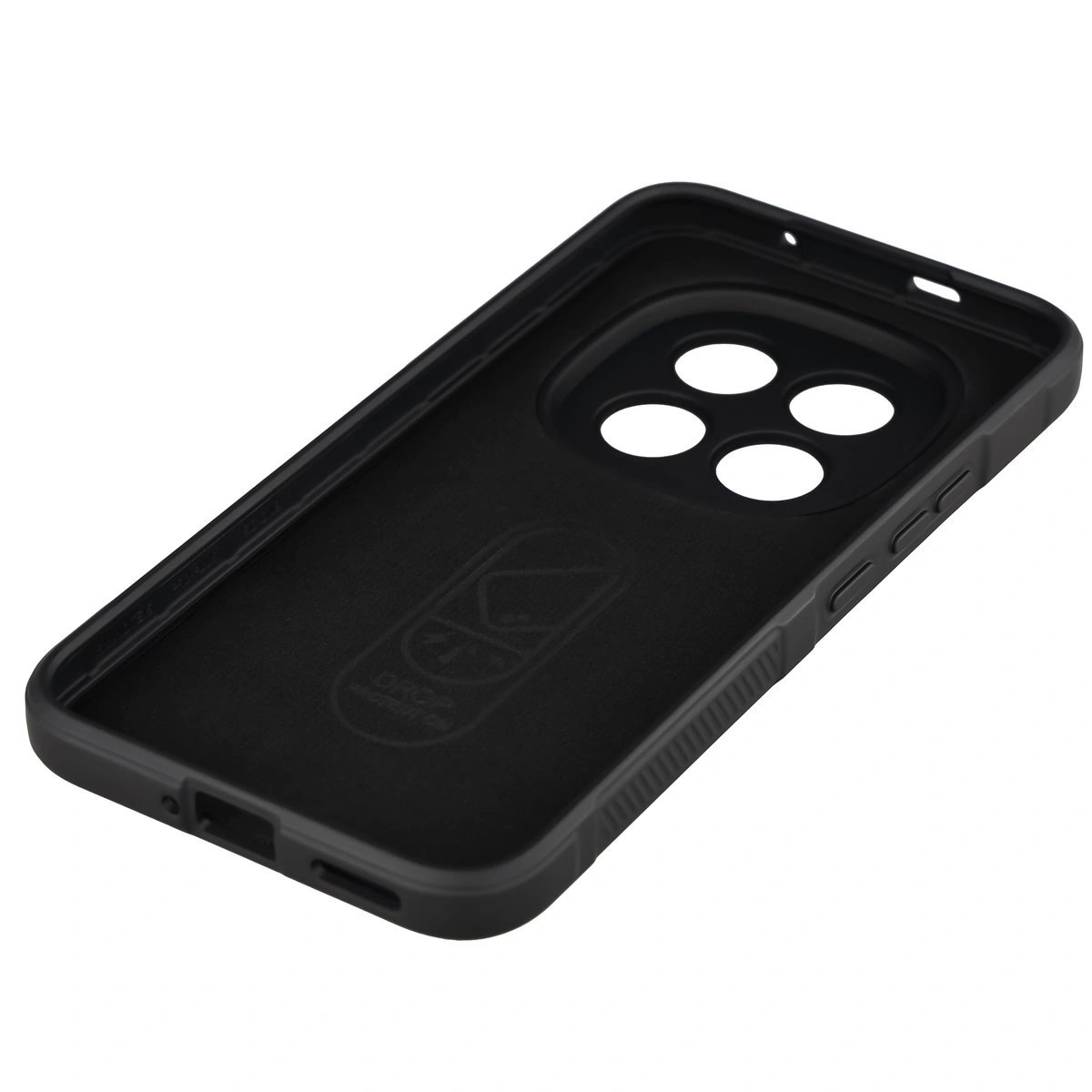 Precyzyjne wycięcia i kompatybilność z ładowaniem indukcyjnym w etui Bizon Case Tur do Xiaomi Redmi Note 15 Pro Plus 5G / POCO M8 Pro 5G