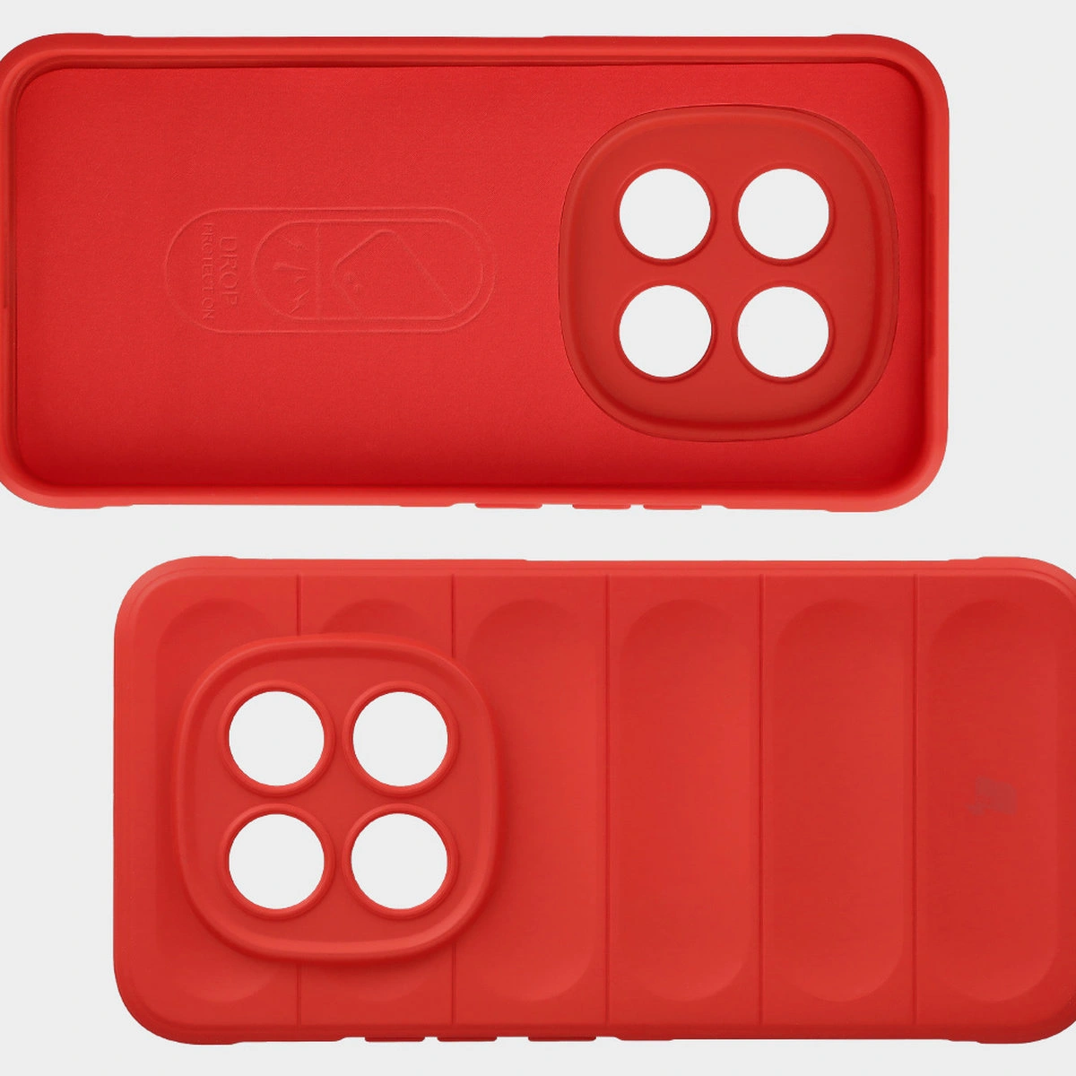 Wyściółka z mikrofibry, wyżłobienia na pleckach i wzmocnione narożniki w etui Bizon Case Tur do Xiaomi Redmi Note 15 Pro Plus 5G / POCO M8 Pro 5G