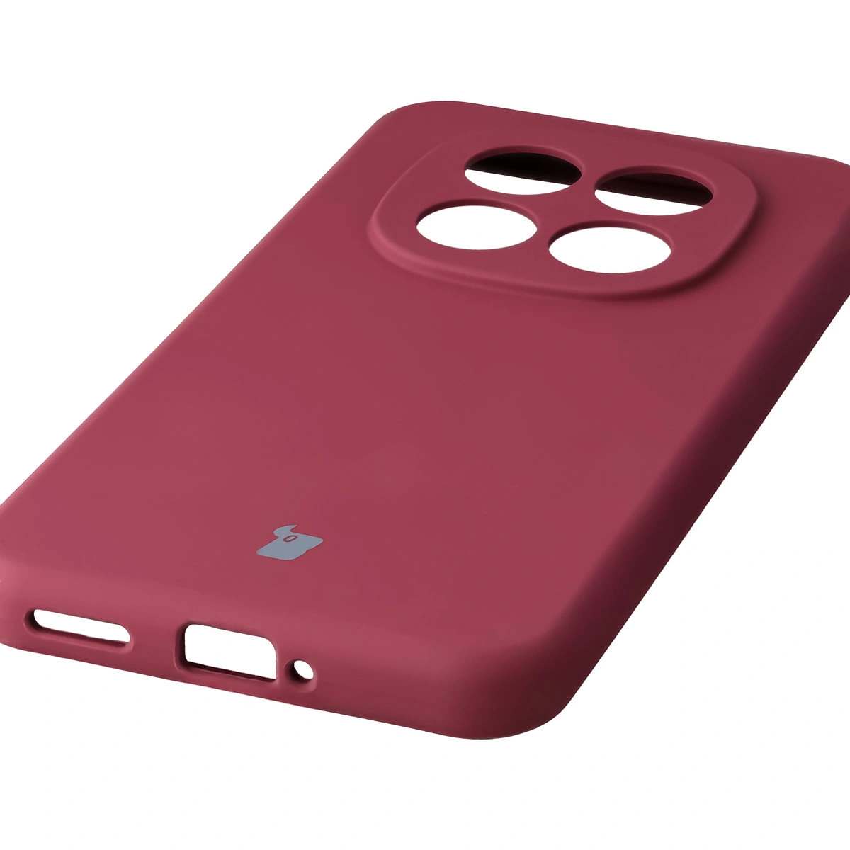 Close-up of precise cutouts and wireless charging capability in the Bison Soft Case for Xiaomi Redmi Note 15 Pro Plus 5G / POCO M8 Pro 5G