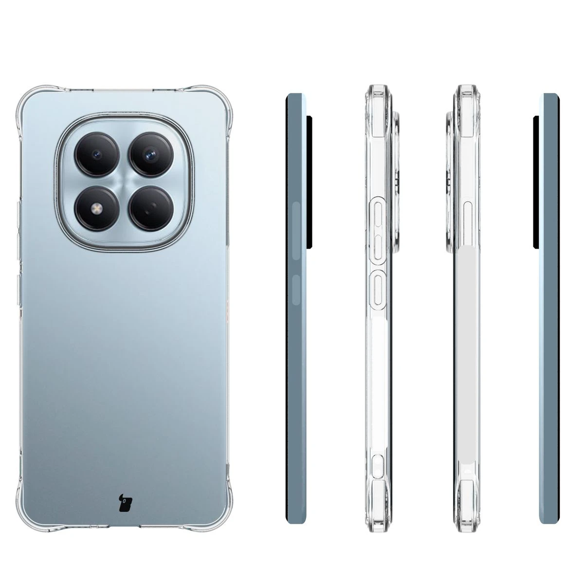 Bizon Case Salpa for Xiaomi Redmi Note 15 Pro 4G from various angles