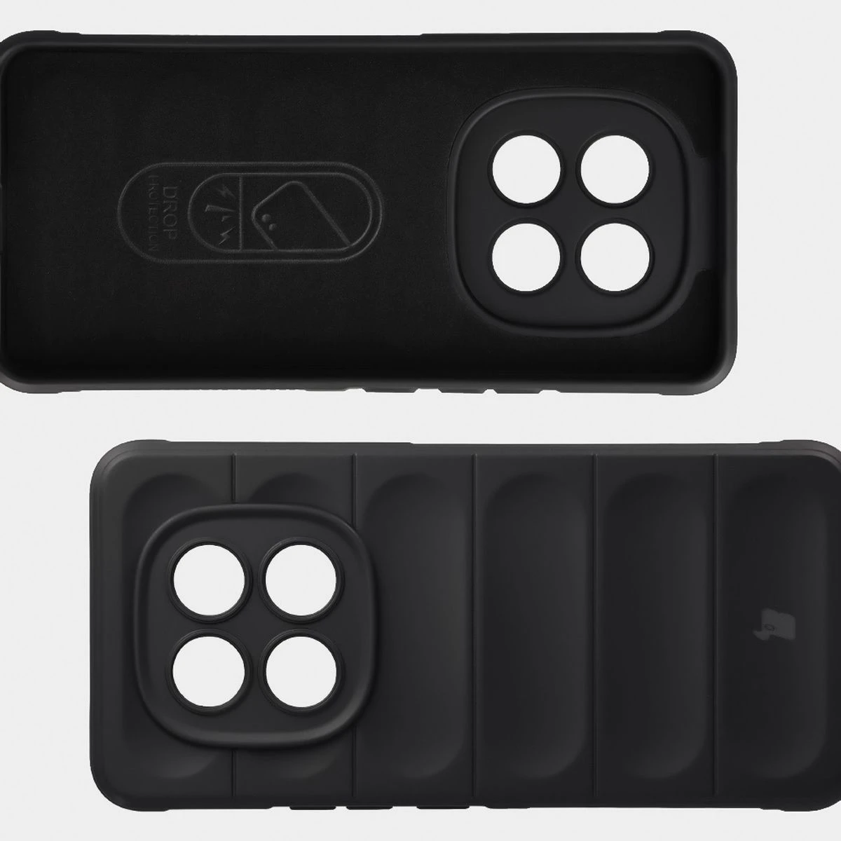 Microfiber lining, grooves on the back, and reinforced corners in the Bison Case Tur for Xiaomi Redmi Note 15 Pro 4G