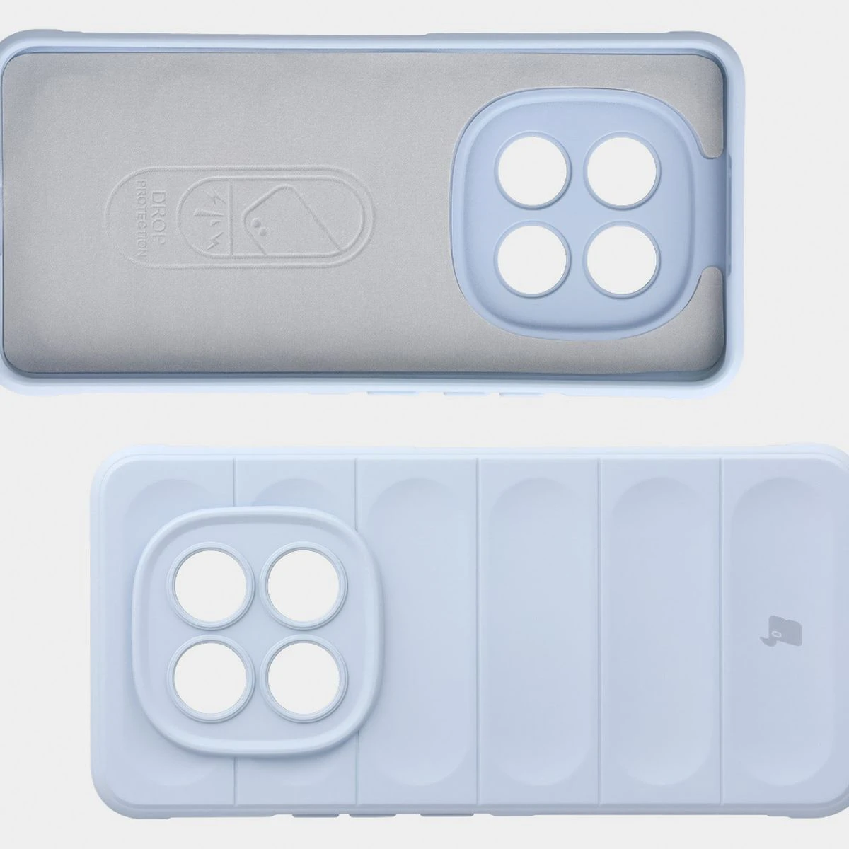 Microfiber lining, grooves on the back, and reinforced corners in the Bison Case Tur for Xiaomi Redmi Note 15 Pro 4G