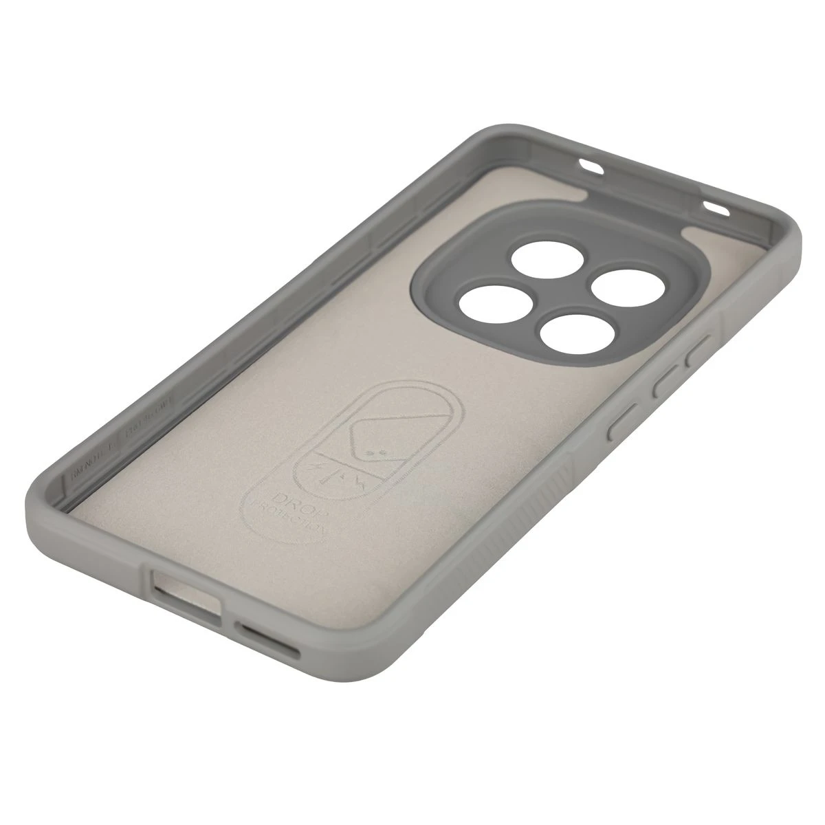 Precise cutouts and compatibility with wireless charging in the Bison Case Tur for Xiaomi Redmi Note 15 Pro 4G