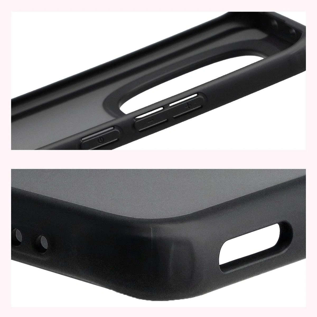 Megerősített sarkok és emelt szélek a képernyőn a Bizon Case Angelo tokban a Xiaomi Redmi Note 15 / Xiaomi POCO M8 5G számára