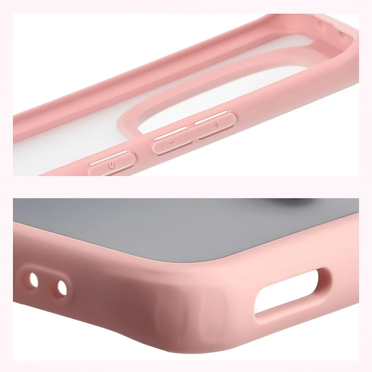 Wzmocnione narożniki i podwyższone ranty ekranu w etui Bizon Case Angelo do Xiaomi Redmi Note 15 / Xiaomi POCO M8 5G