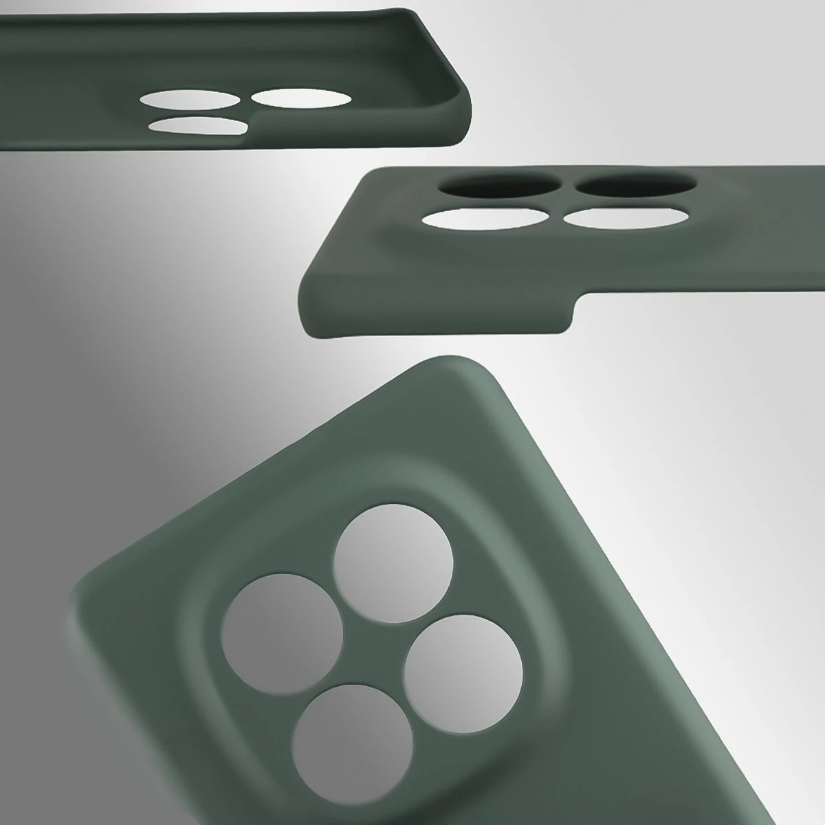 Dedizierte Aussparungen und erhöhte Ränder für Kamera und Bildschirm im Bizon Case Łupka für Xiaomi Redmi Note 15 / Xiaomi POCO M8 5G