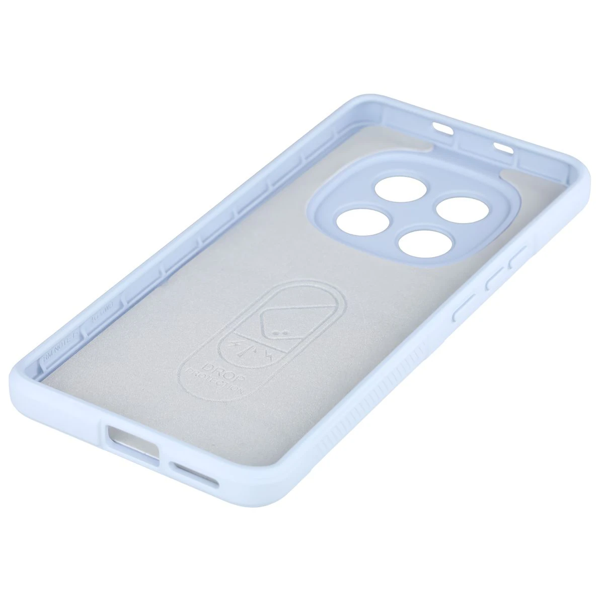 Präzise Ausschnitte und Kompatibilität mit induktivem Laden in der Bizon Case Tur Hülle für Xiaomi Redmi Note 15 4G