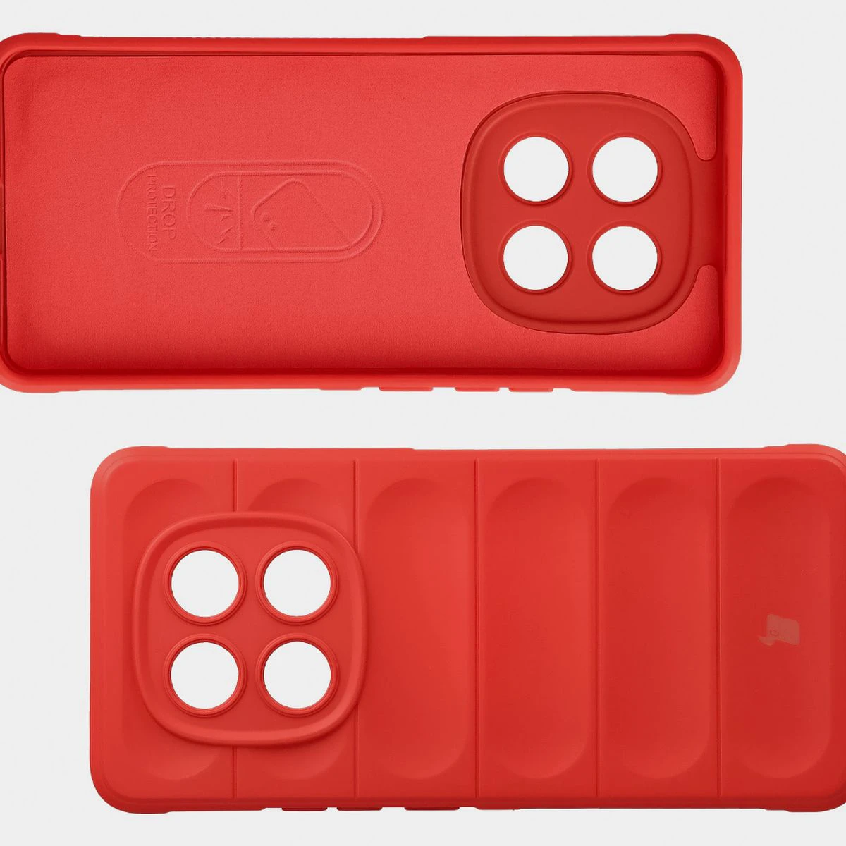 Microfaser-Futter, Vertiefungen auf der Rückseite und verstärkte Ecken in der Bison Case Tur für Xiaomi Redmi Note 15 4G