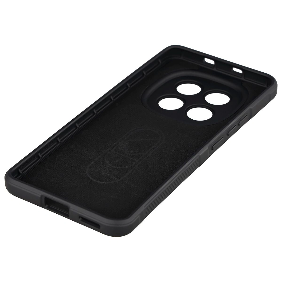 Precise cutouts and compatibility with wireless charging in the Bizon Case Tur for Xiaomi Redmi Note 15 5G / Xiaomi POCO M8 5G