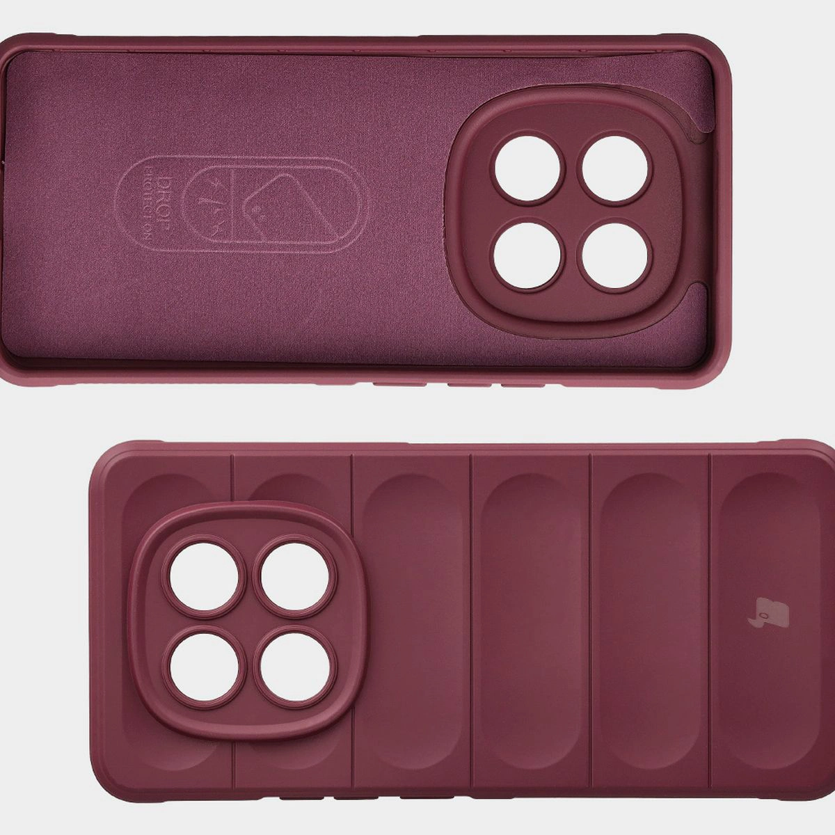 Microfiber lining, grooves on the back, and reinforced corners in the Bison Case Tur for Xiaomi Redmi Note 15 5G / Xiaomi POCO M8 5G