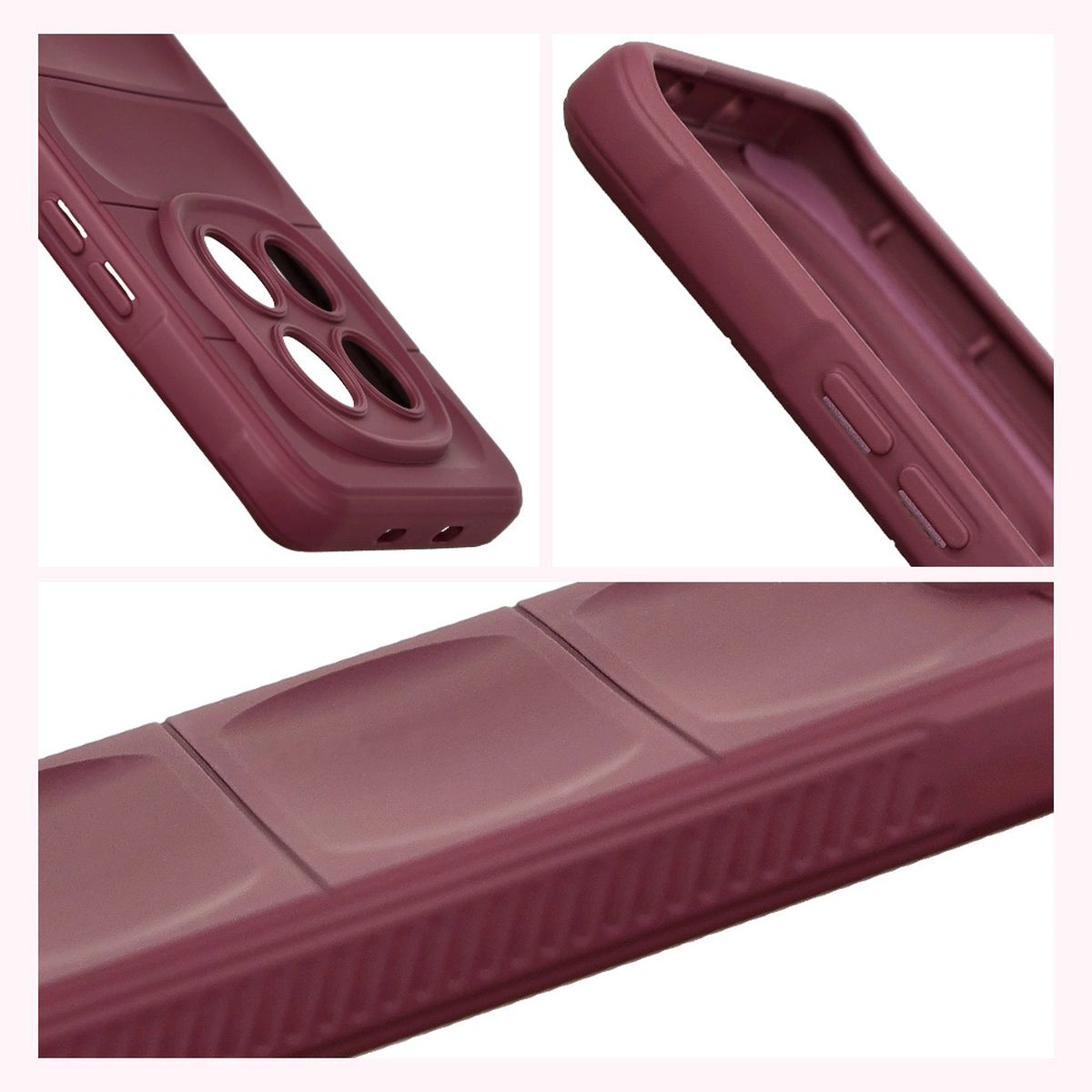 Textured sides and raised edges of the screen and camera in the Bison Case Tur for Xiaomi Redmi Note 15 5G / Xiaomi POCO M8 5G