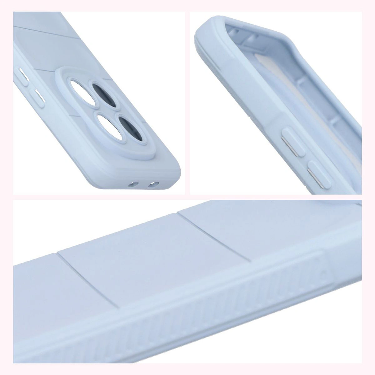 Textured sides and raised edges for the screen and camera in the Bison Case Tur for Xiaomi Redmi Note 15 5G / Xiaomi POCO M8 5G