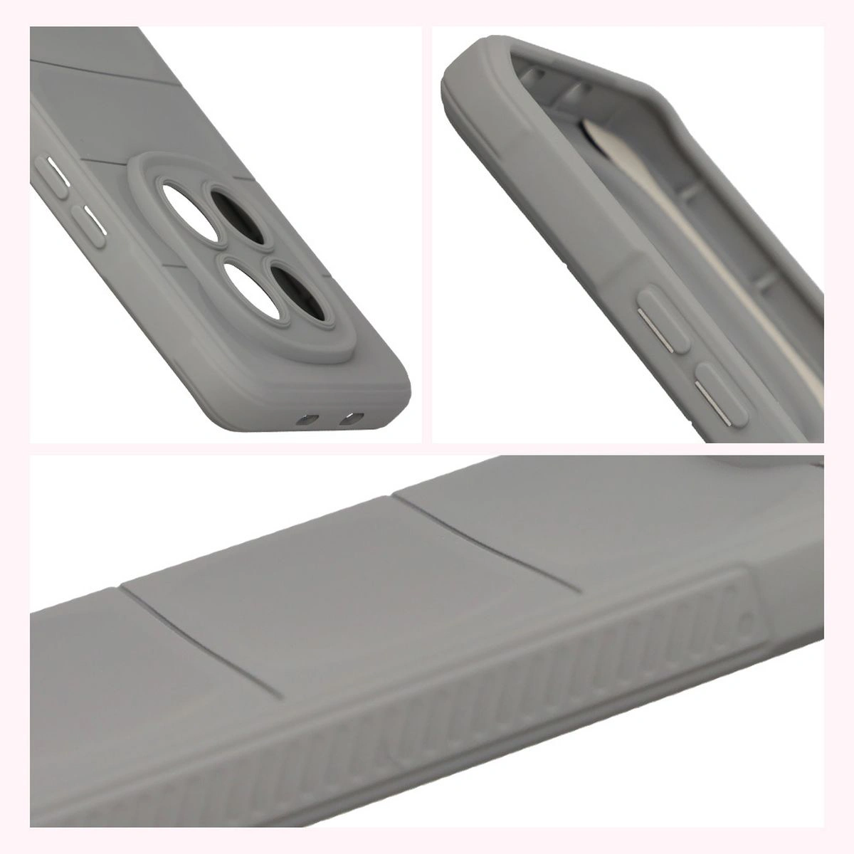 Textured sides and raised edges of the screen and camera in the Bison Case Tur for Xiaomi Redmi Note 15 5G / Xiaomi POCO M8 5G