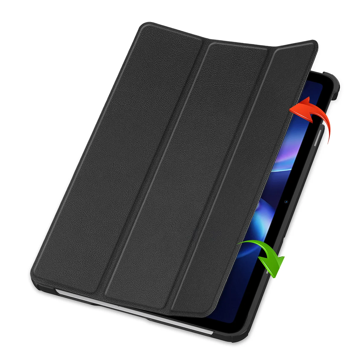 Etui z klapką Bizon Case Tab Croc od frontu do Xiaomi Redmi Pad 2 9.7