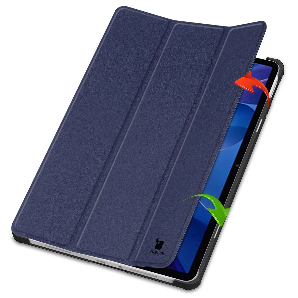 Etui z klapką Bizon Case Tab Croc od frontu do Xiaomi Redmi Pad 2